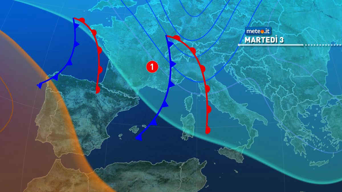 Meteo: 3 dicembre con nuovo peggioramento e aria fredda! I dettagli