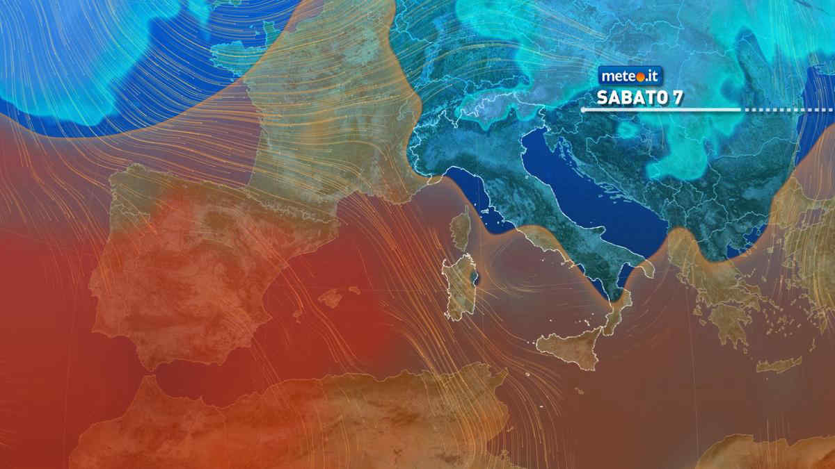 Meteo: nel weekend dell'Immacolata neve, venti fino a 100 km/h e piogge