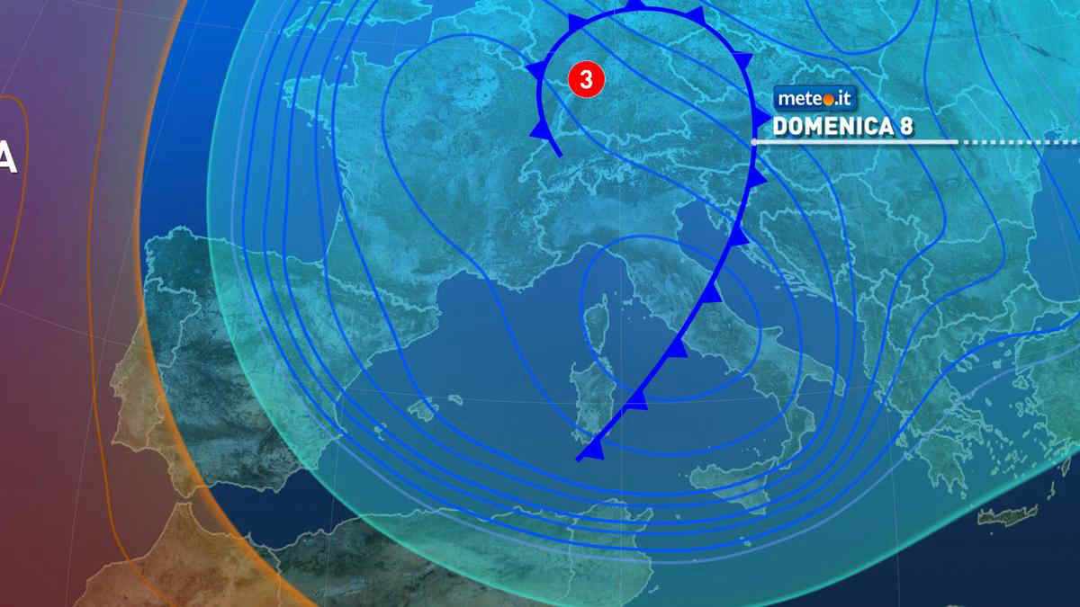 Meteo, Immacolata con maltempo invernale: pioggia, neve a bassa quota e vento forte