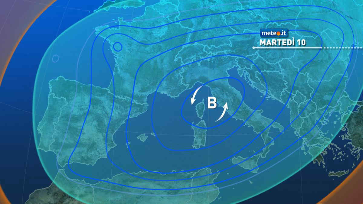 Meteo: martedì 10 dicembre ancora tempo instabile. Ecco dove