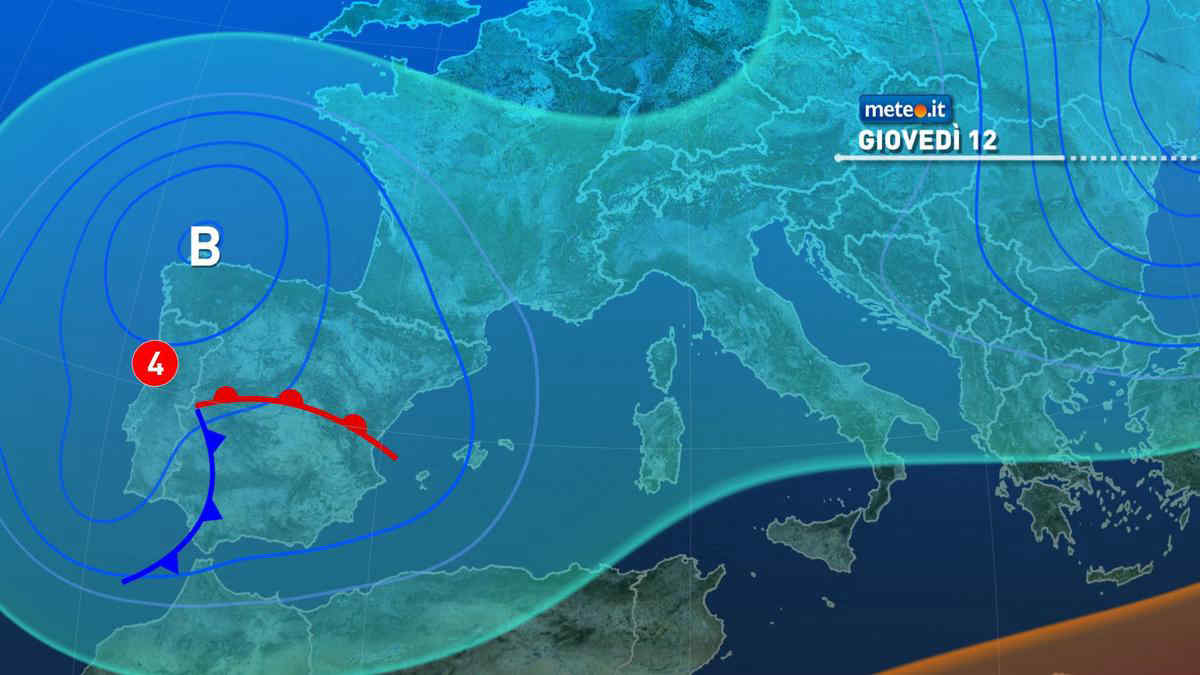 Meteo, perturbazione in avvicinamento: torna la pioggia soprattutto al Centro-Sud. Le previsioni dal 12 dicembre