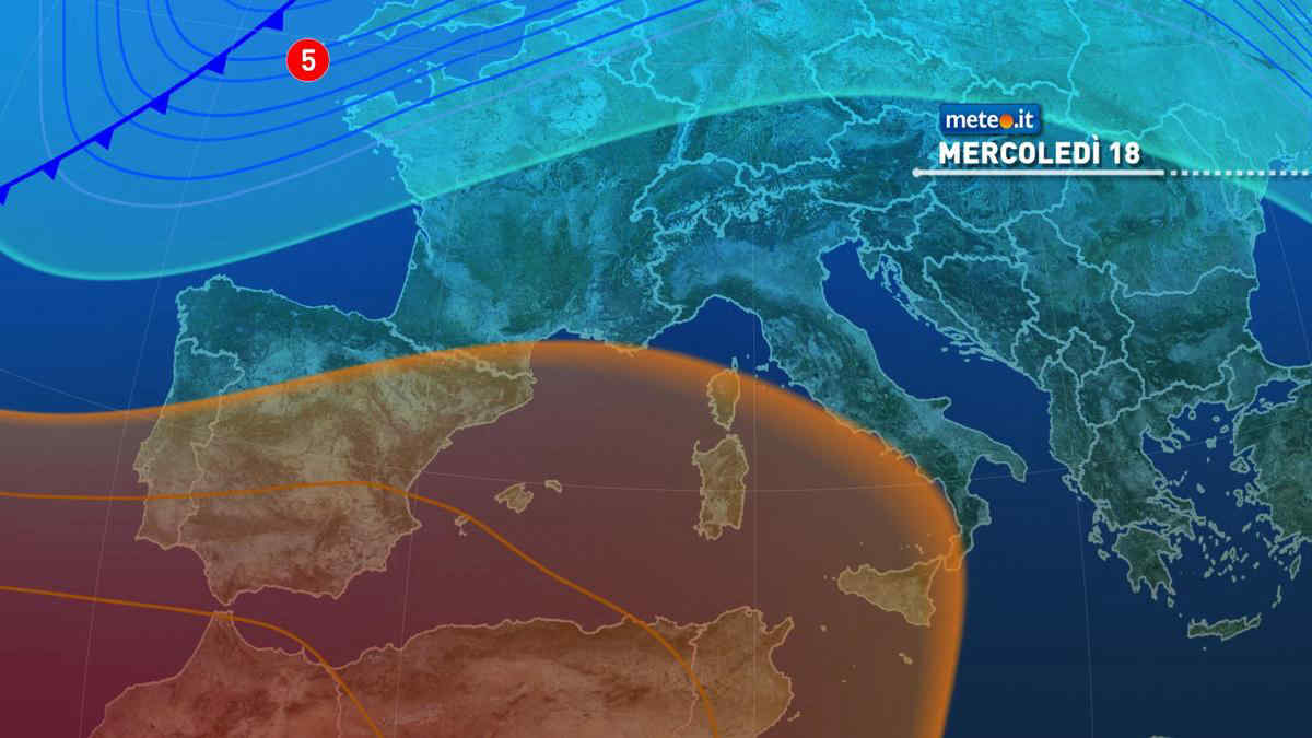 Meteo: addio alta pressione, tornano freddo e pioggia. Le previsioni da mercoledì 18 dicembre