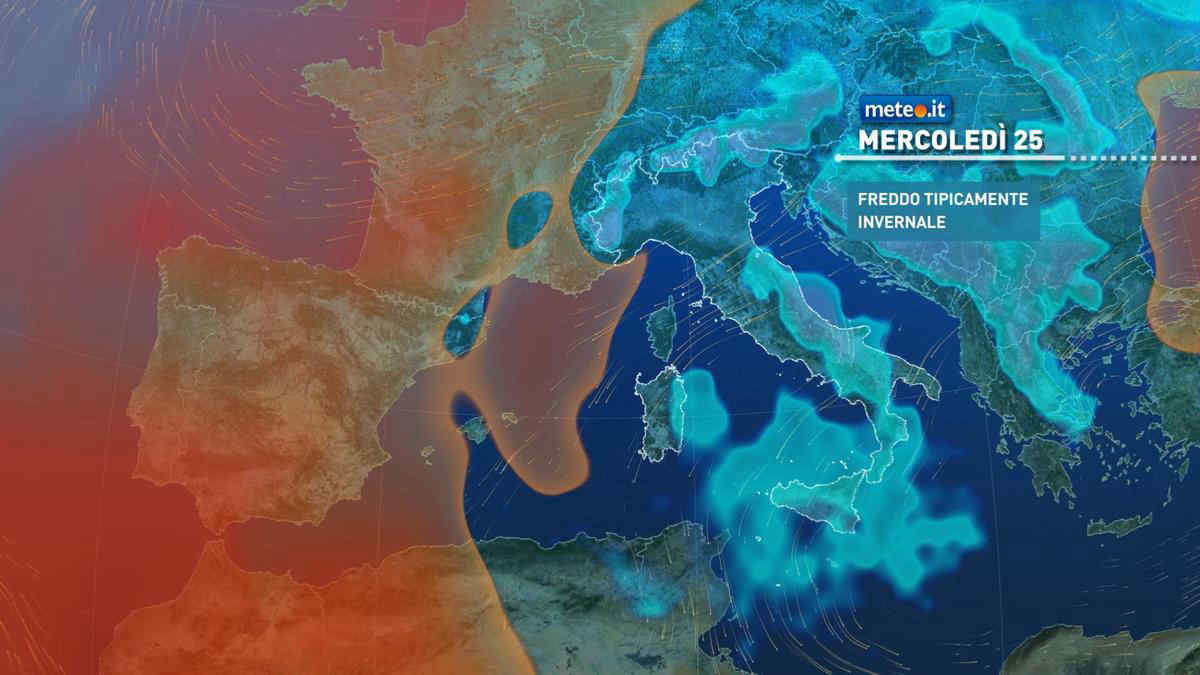 Meteo, Natale con la neve per molte regioni: ecco gli ultimi aggiornamenti