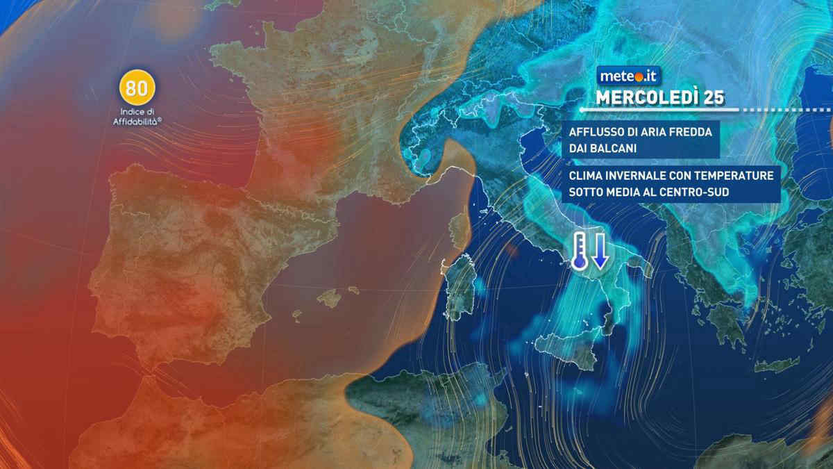 Meteo, verso un bianco Natale? La tendenza meteo