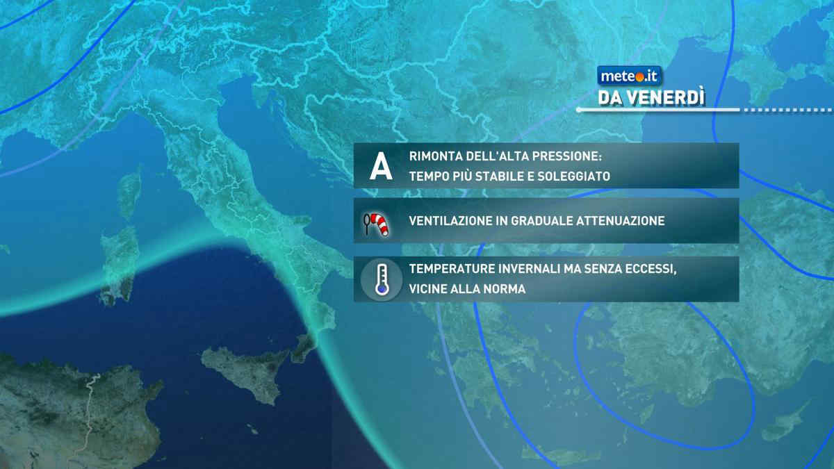 Meteo: quando si placa il maltempo di Natale? La tendenza da venerdì 27