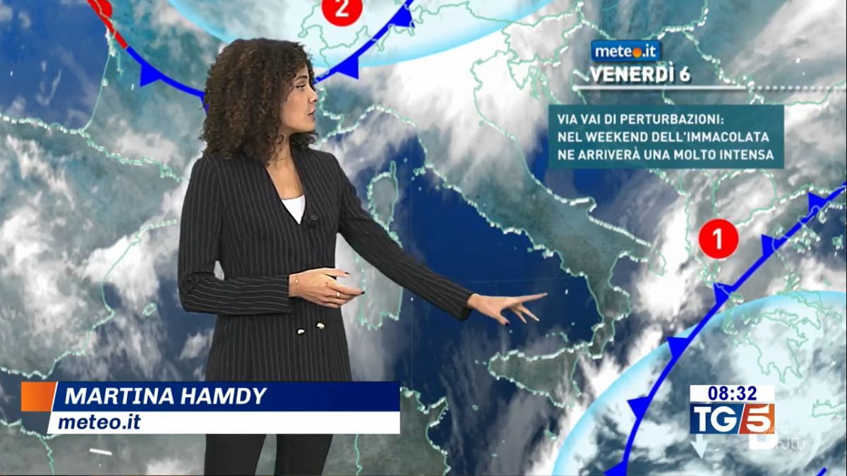 Meteo: breve tregua prima di un maltempo intenso nel weekend dell'Immacolata