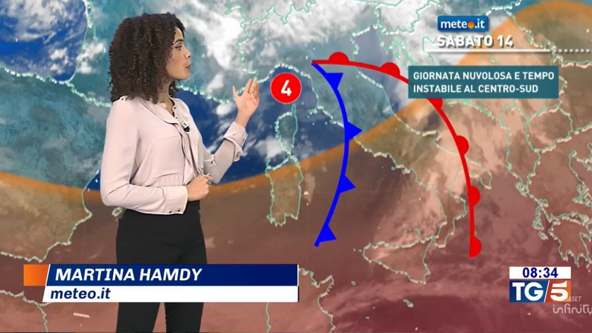 Meteo: weekend instabile al Sud. Da lunedì 16 alta pressione e clima mite