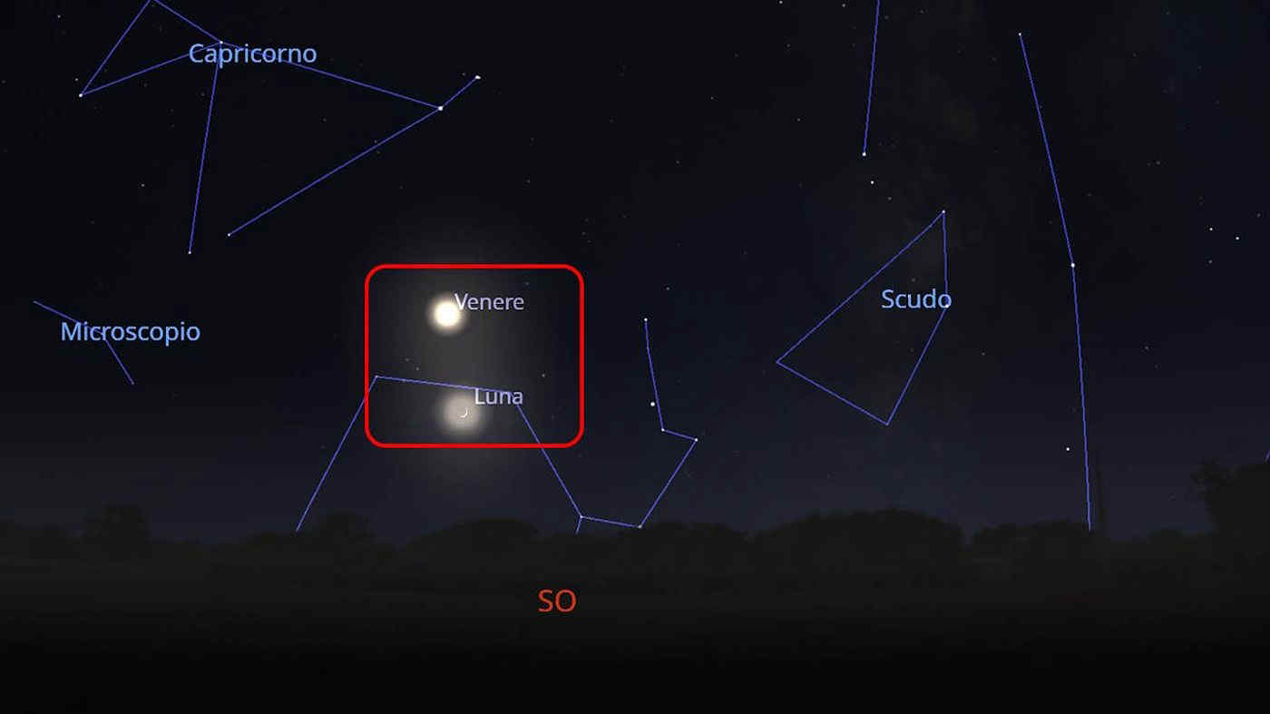 Doppio imperdibile show: la Luna bacia Venere e Marte è nel Presepe, con una pioggia di stelle cadenti come cornice