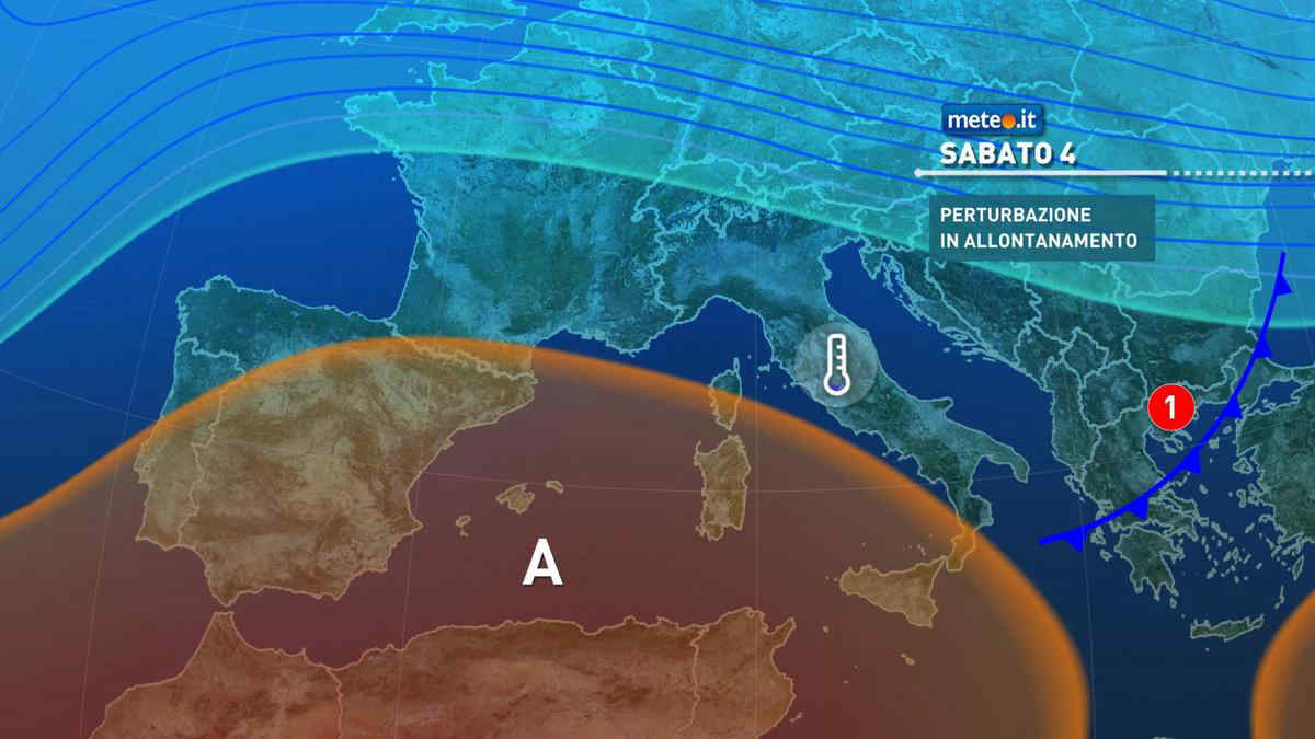 Meteo: piogge fino a sabato 4 e aria fredda. Le zone interessate