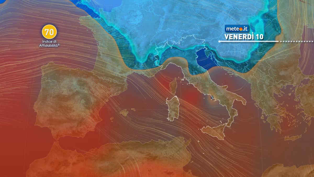 Meteo: freddo artico in arrivo! Clima gelido, neve a bassa quota e maltempo. I dettagli