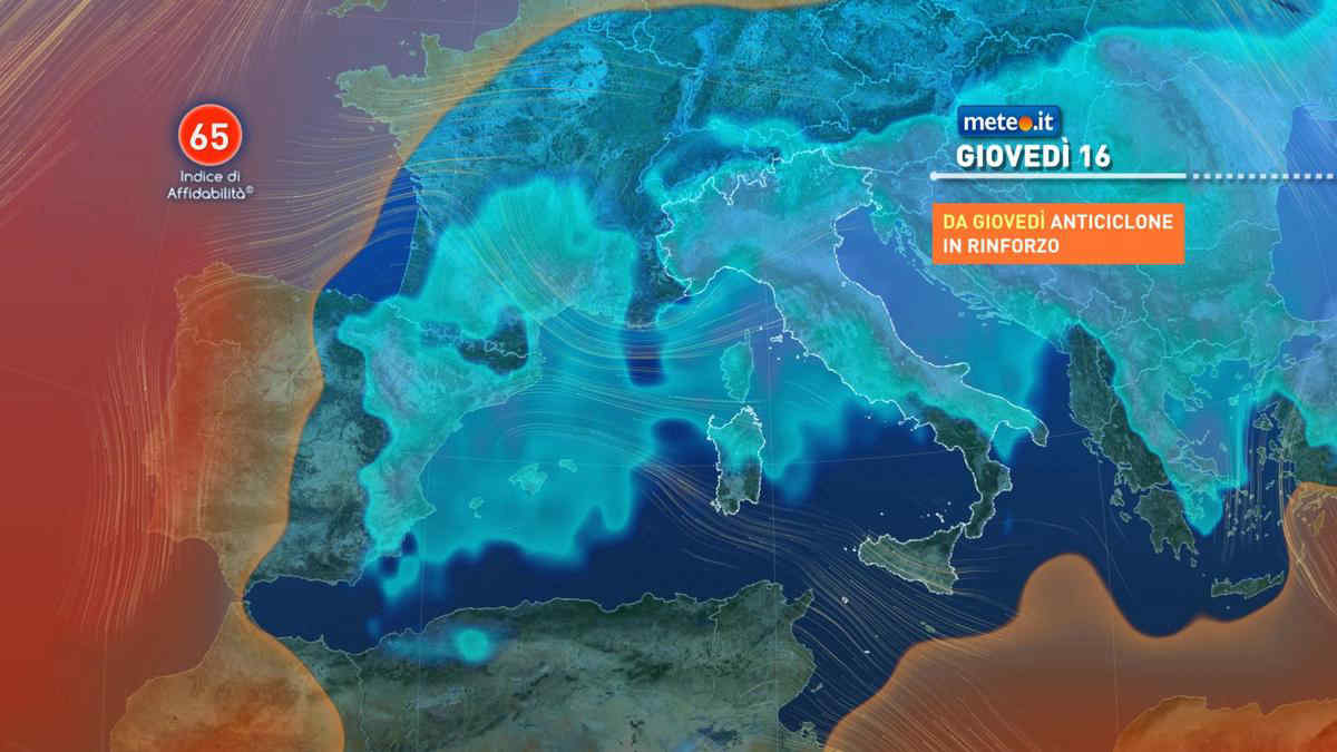 Meteo, dal 16 gennaio ancora maltempo su alcune regioni: la tendenza