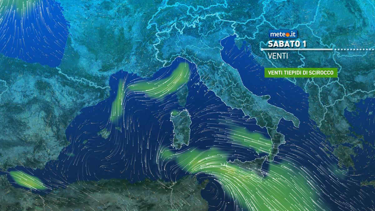 Meteo 1 febbraio: maltempo al Nord e vortice in avvicinamento al Sud! Le previsioni per le prossime ore