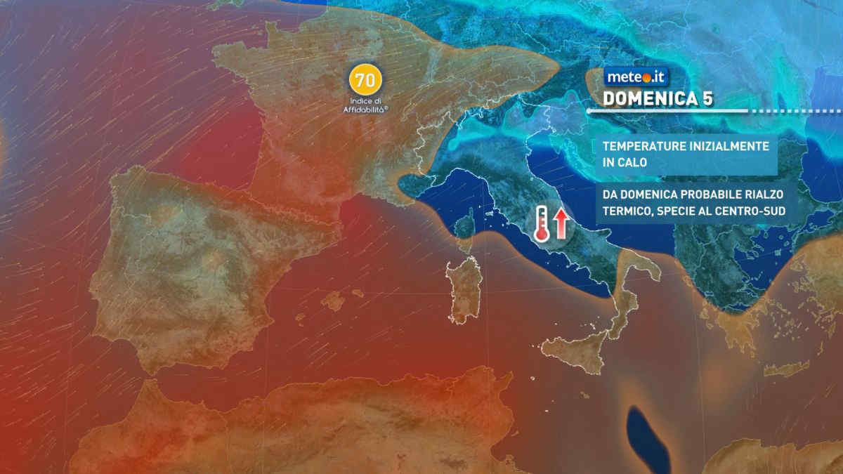 Meteo, nuova perturbazione per l'Epifania: la tendenza