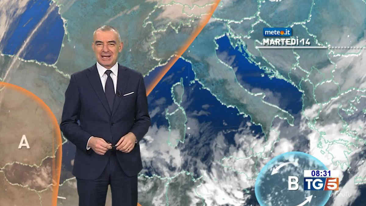 Meteo: gelo persistente e maltempo, con neve e pioggia abbondante al Sud. Le previsioni dal 14 gennaio