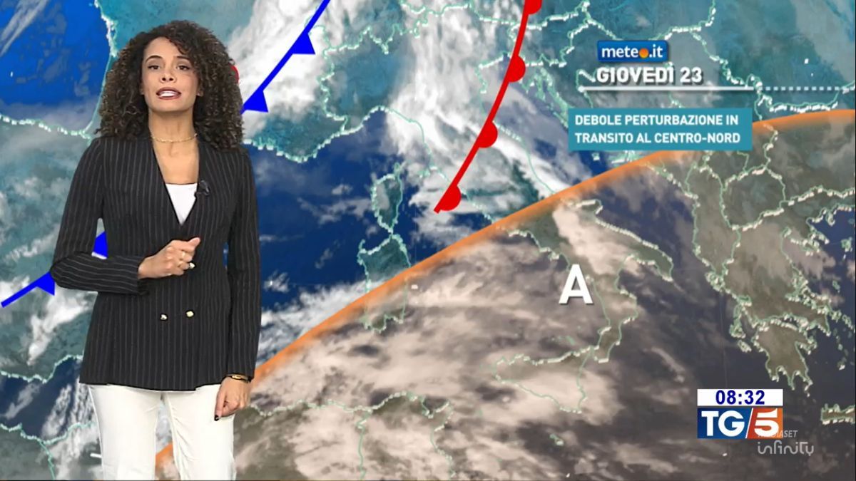 Meteo: 23 gennaio con piogge al Centro-Nord. Gelo invernale lontano