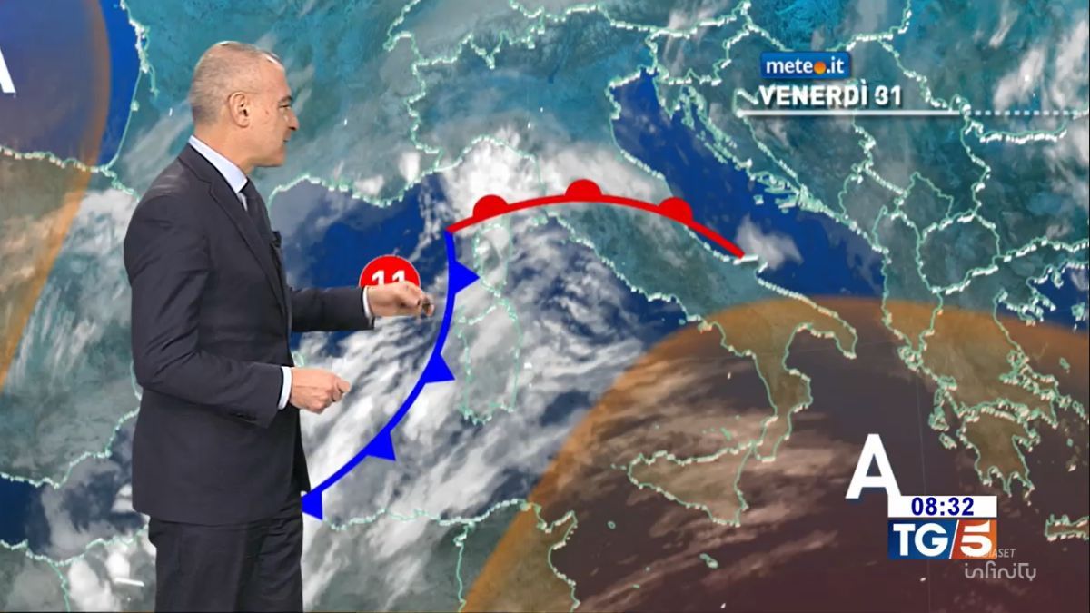 Meteo: fine gennaio/inizio febbraio all'insegna di piogge, vento e neve. Ecco dove