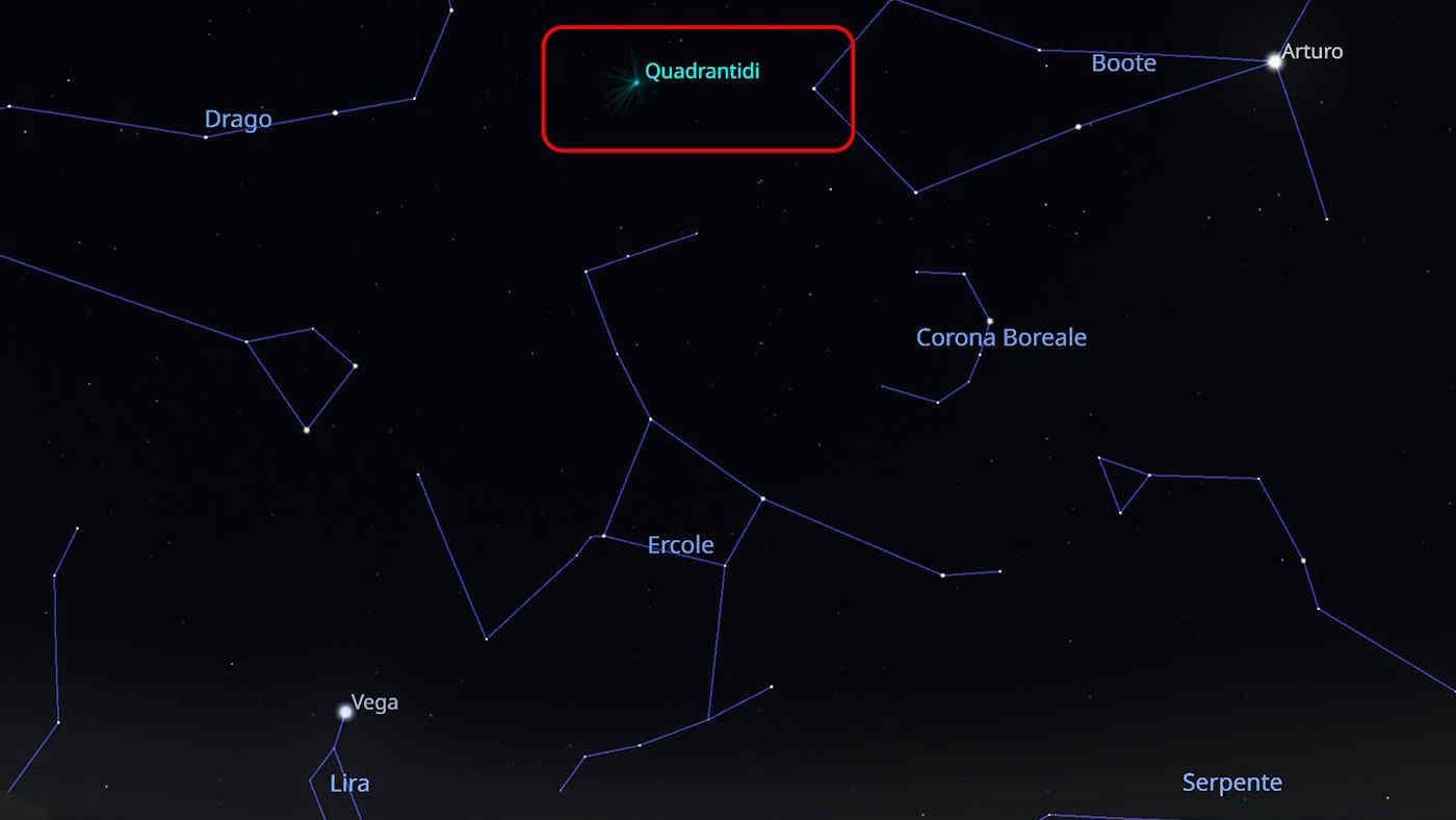 Stelle cadenti 2025: ecco quando ammirare le Quandrantidi