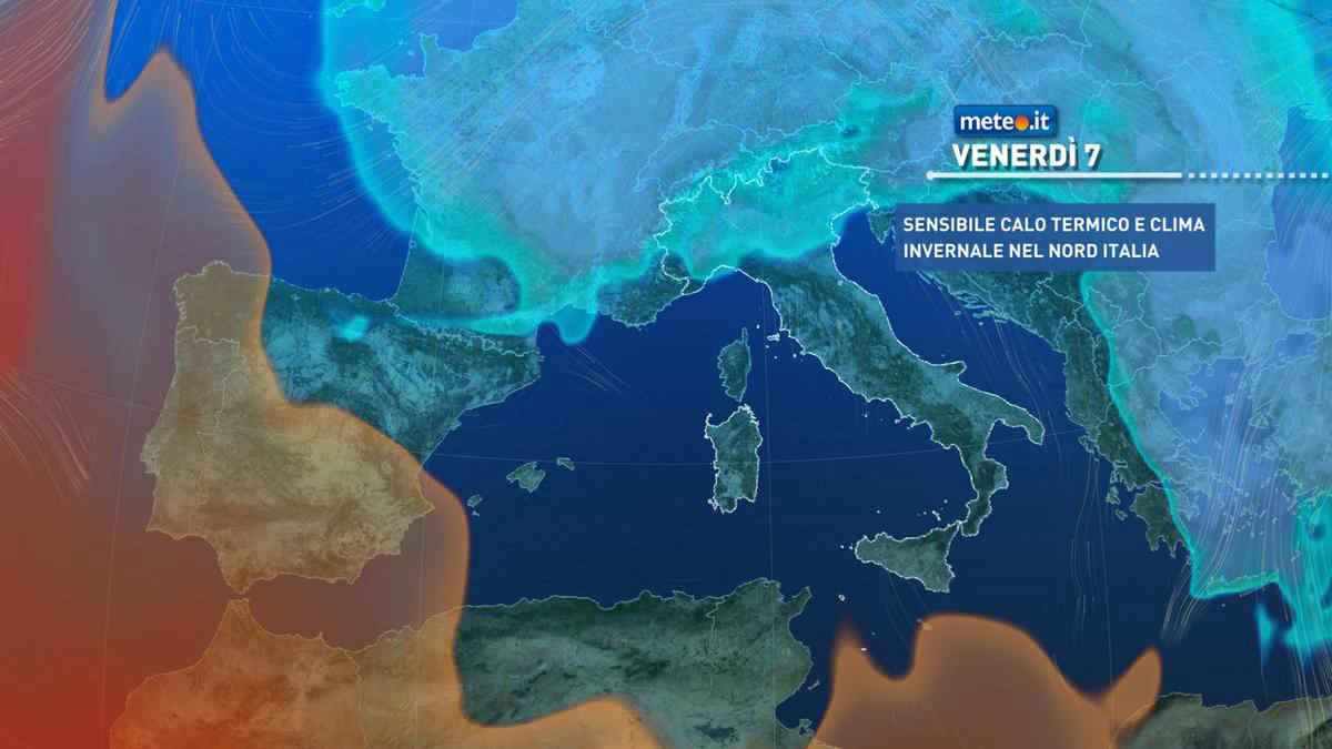 Meteo, dal 7 febbraio freddo e neve? La tendenza