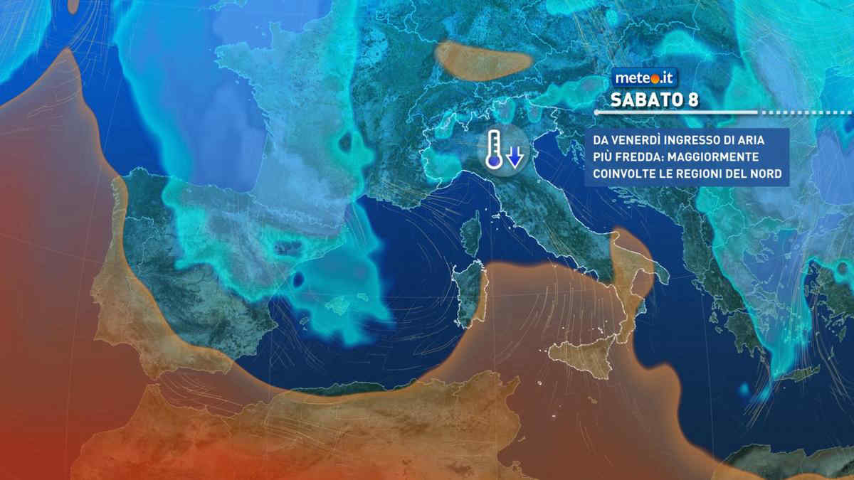 Meteo: ultima parte di settimana con piogge, venti e neve anche in collina! La tendenza