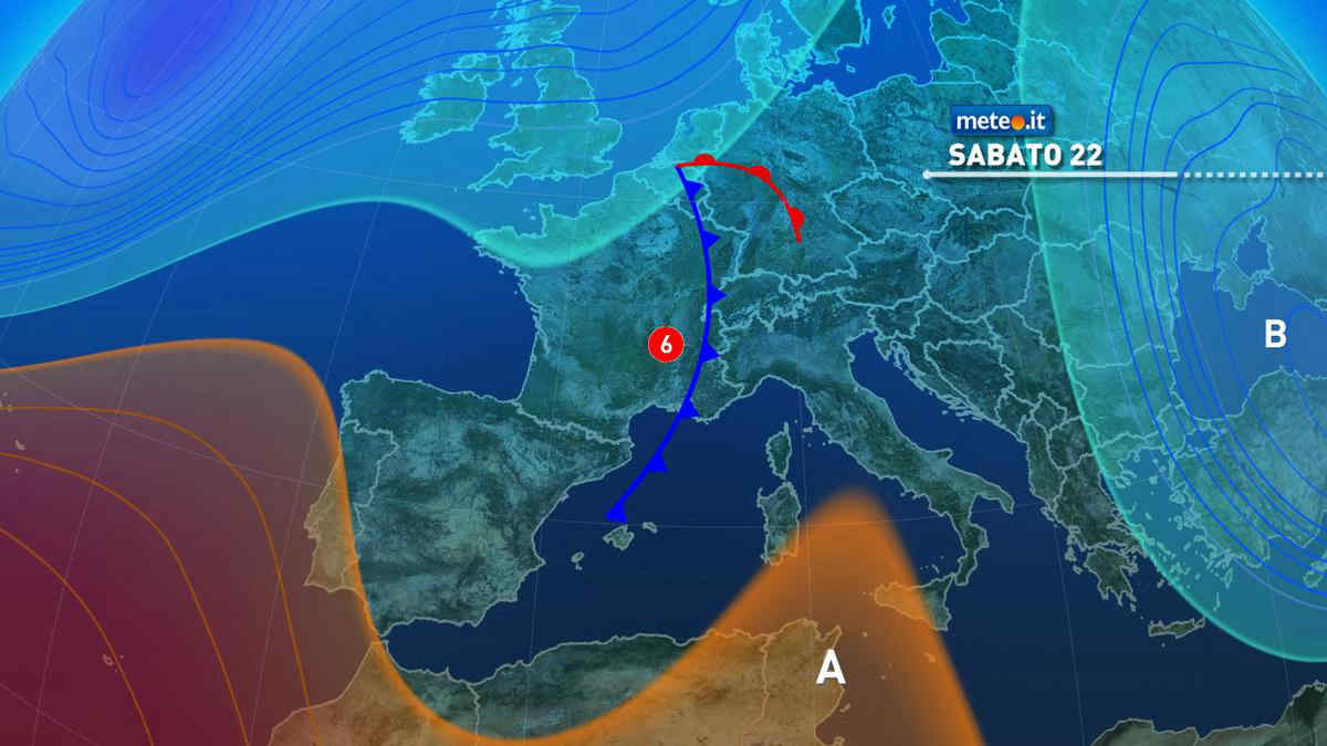 Meteo weekend, 22-23 febbraio con debole perturbazione: le previsioni