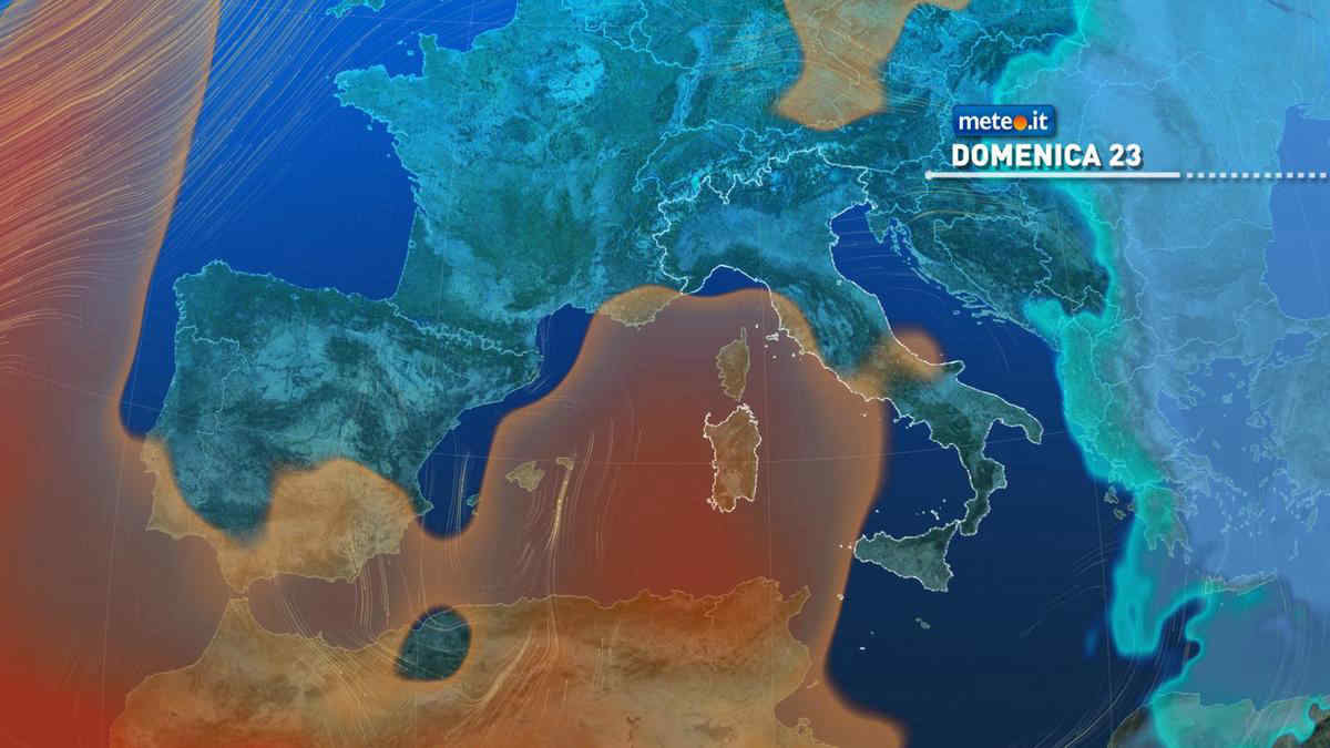 Meteo, 23-24 febbraio con qualche pioggia poi maltempo più intenso