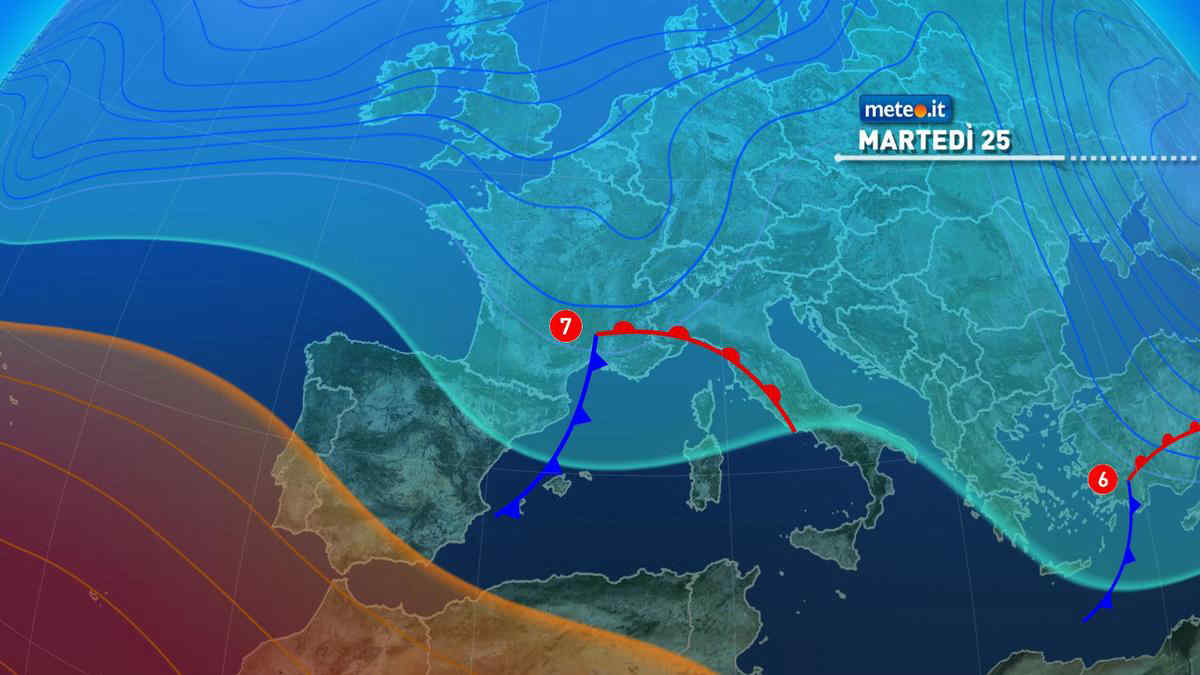 Meteo, maltempo in arrivo in gran parte d'Italia: le previsioni da martedì 25 febbraio