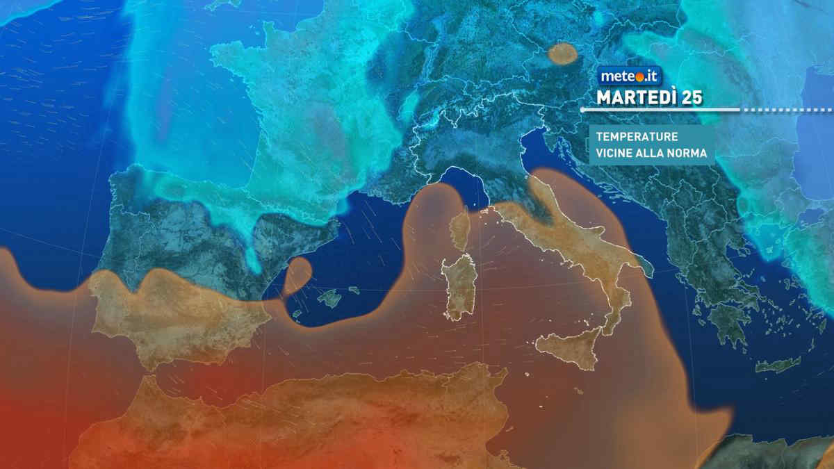 Meteo, nuova perturbazione: al via una fase di maltempo diffuso. Le previsioni da martedì 24