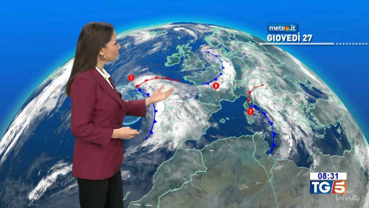 Meteo, 27 febbraio con breve tregua poi tornano le piogge