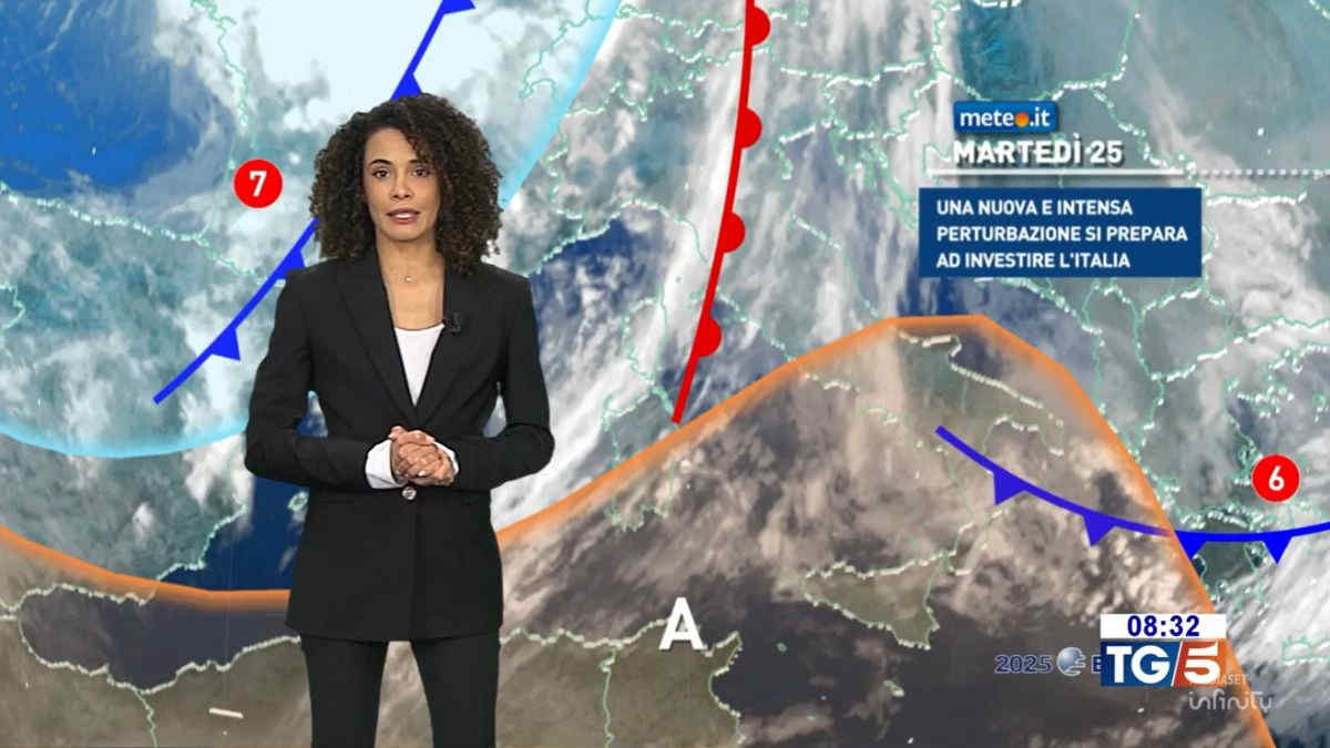 Meteo, maltempo in intensificazione: le previsioni da martedì 25 febbraio