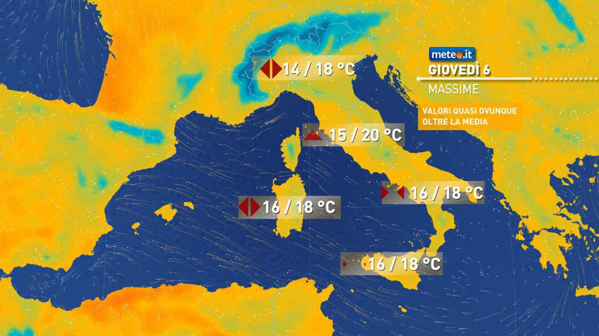 Meteo, l'anticiclone ha le ore contate: torna il maltempo da domani. Le previsioni dal 6 marzo