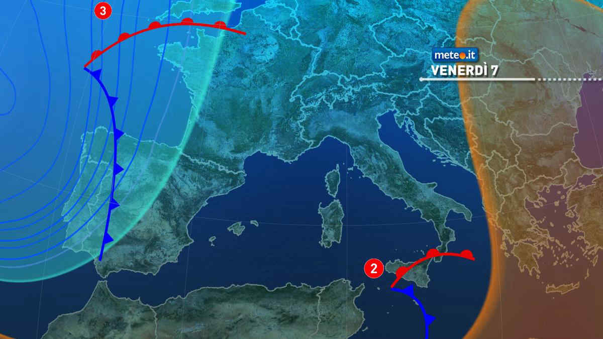 Meteo, torna il maltempo: rischio di piogge intense da venerdì 7 marzo