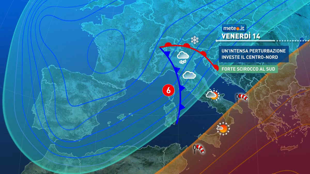 Meteo: nel weekend ancora temporali e fine del caldo anomalo al Sud. La tendenza