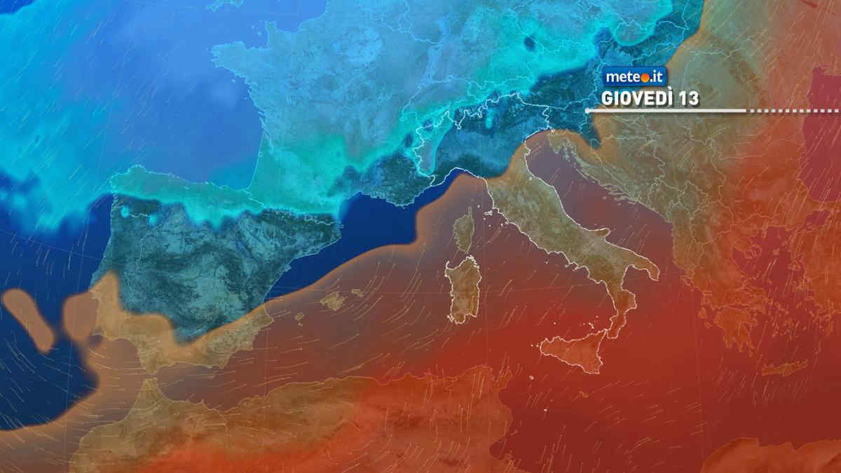 Meteo: Italia spaccata! Piogge e neve da una parte, caldo quasi estivo dall'altra