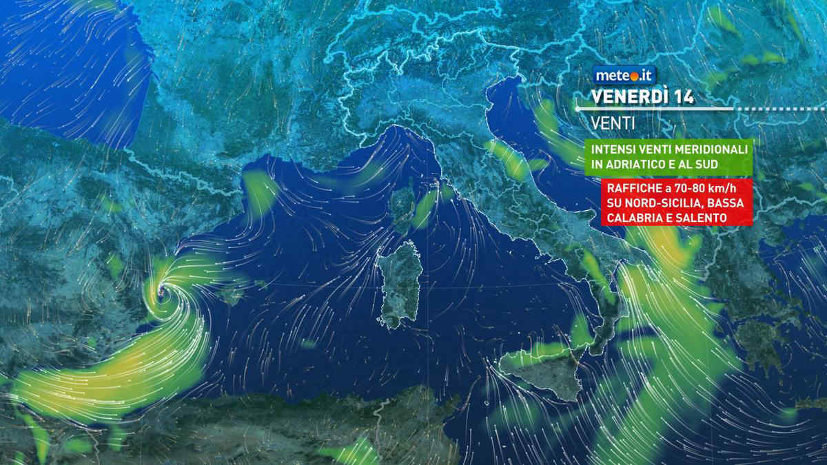 Meteo: tra venerdì 14 e sabato 15 quasi estate al Sud! Maltempo intenso altrove