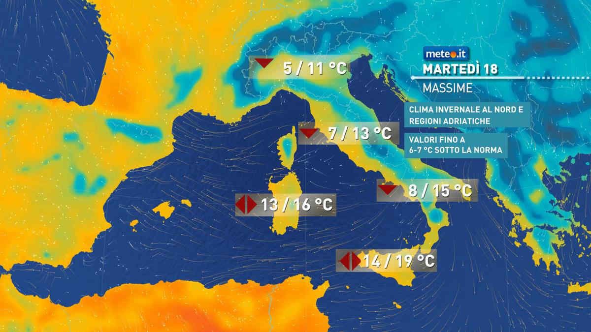 Meteo: freddo artico in arrivo! Quanto durerà? La tendenza