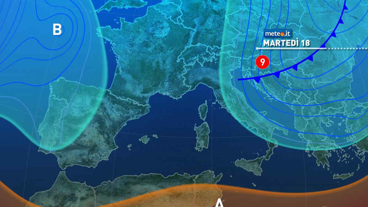 Meteo, fronte freddo sull'Italia: colpo di coda dell'inverno