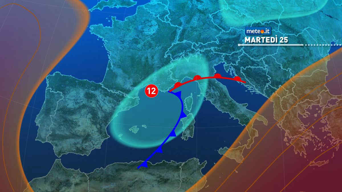 Meteo, fase instabile sull'Italia: le previsioni del 25-26 marzo