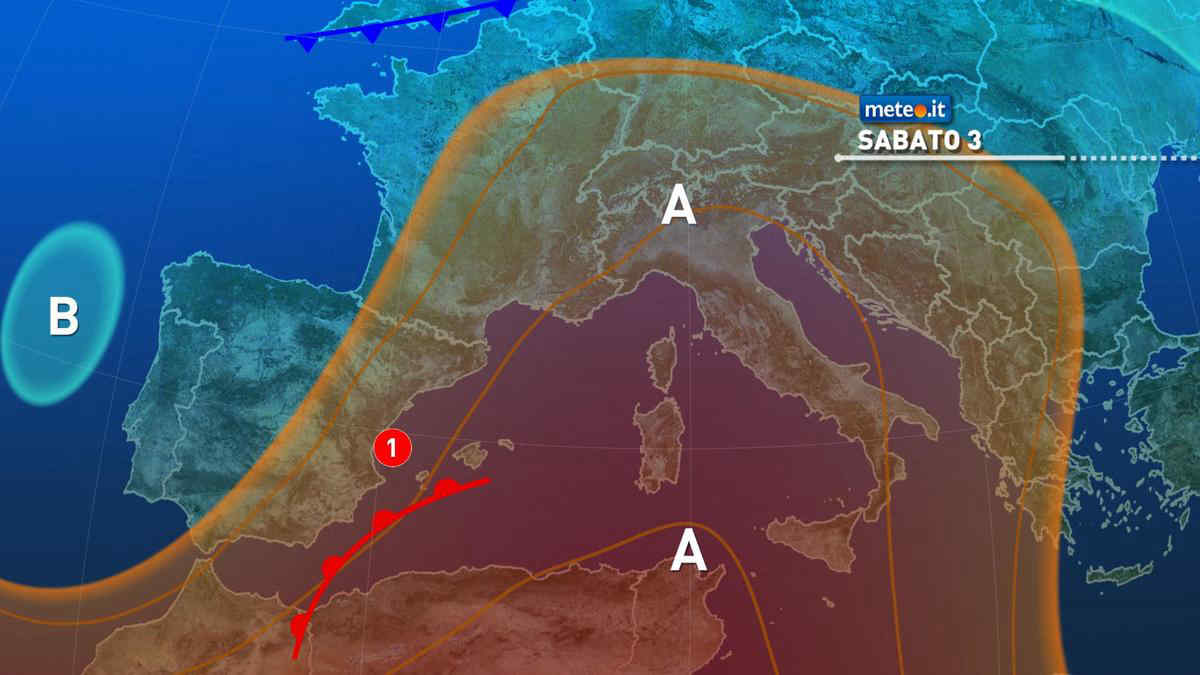 Meteo, dal 4-5 maggio nuova fase di maltempo e netto calo termico