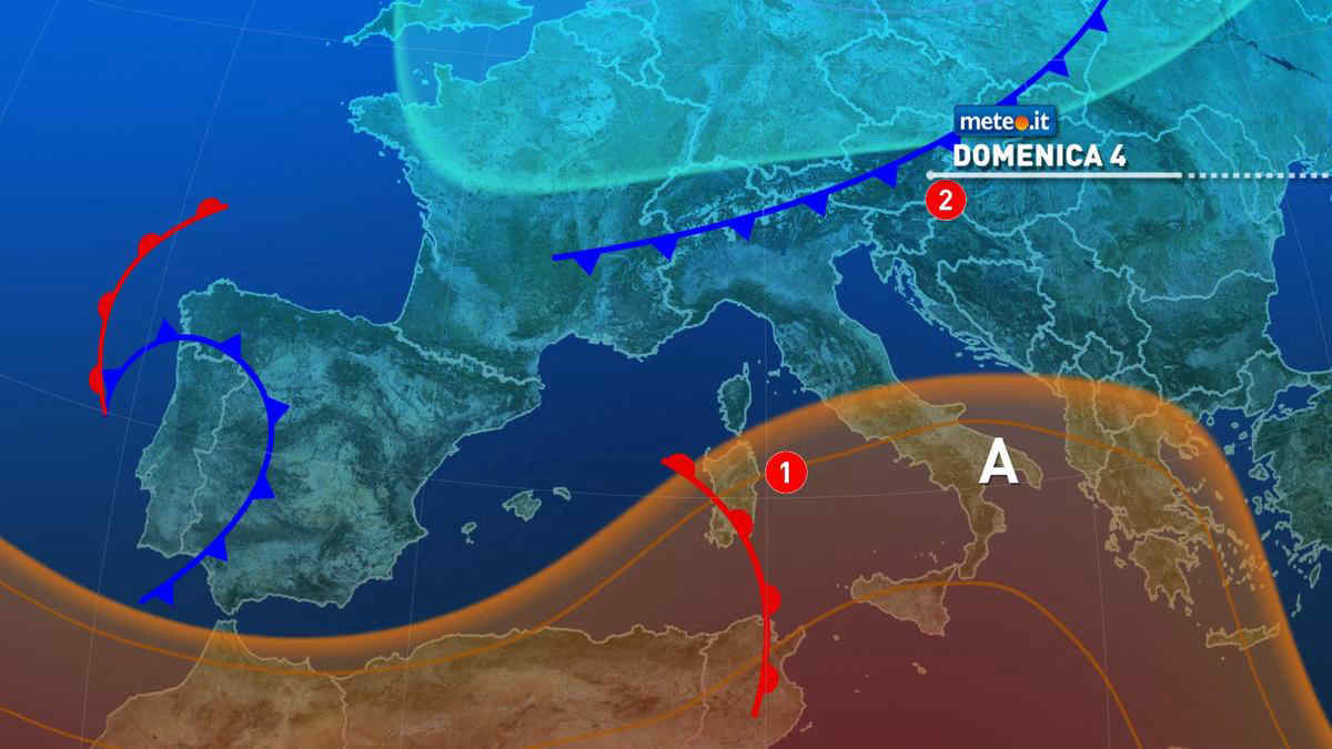Meteo, 4-5 maggio con due perturbazioni: le previsioni