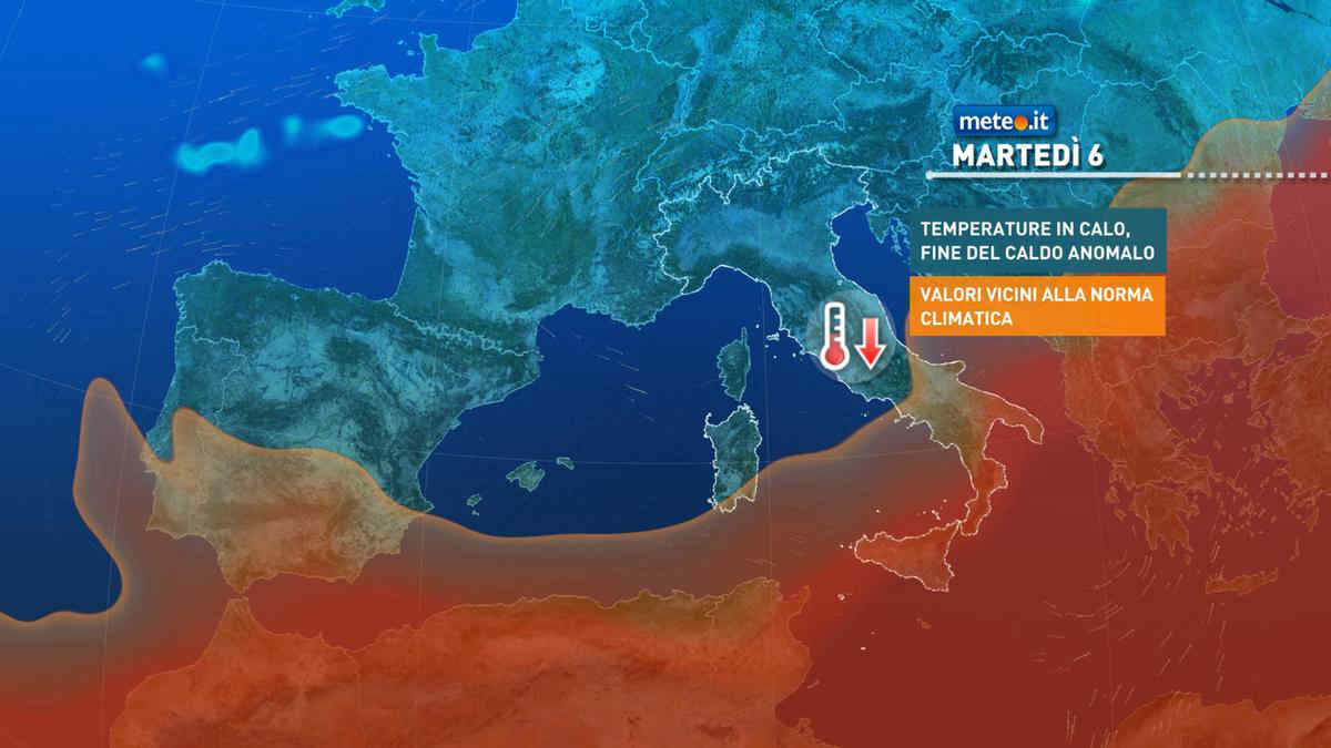 Meteo, martedì di maltempo per diverse regioni: calo termico e rischio di nubifragi