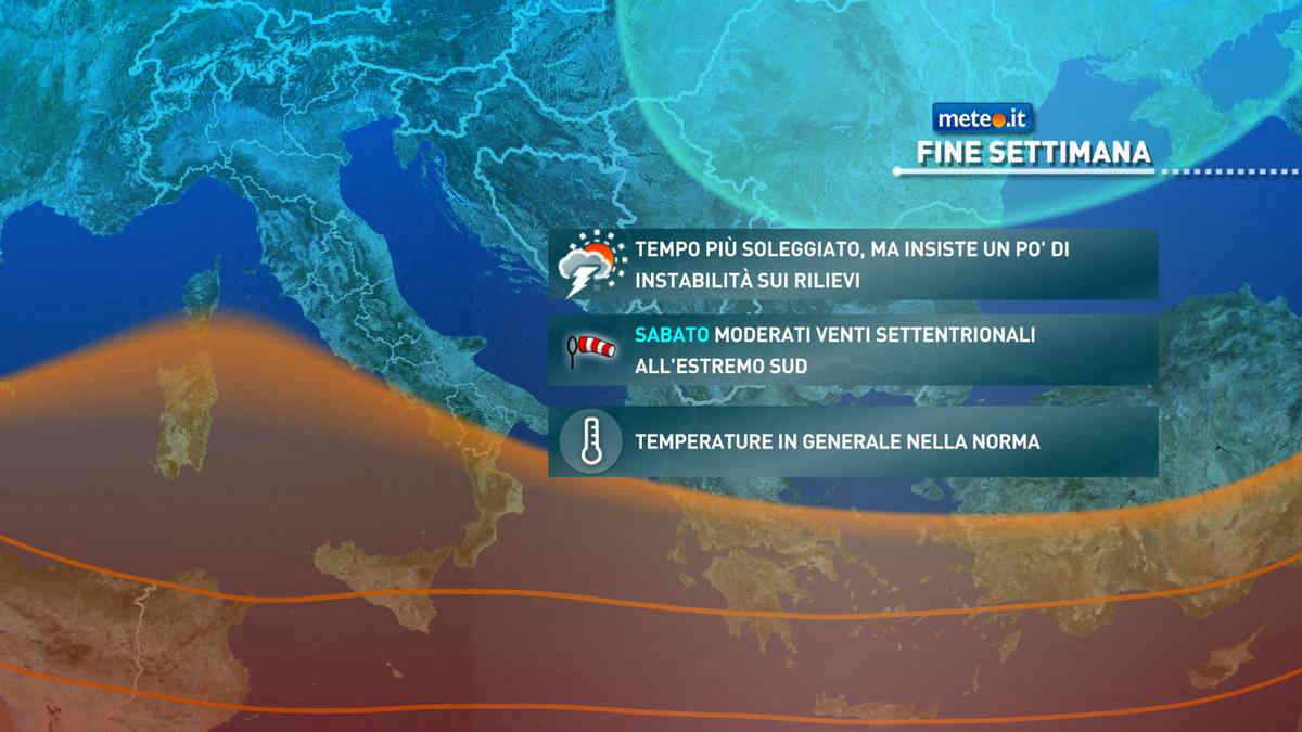 Meteo: da domenica 11 maggio (Festa della Mamma) tempo in peggioramento. La tendenza