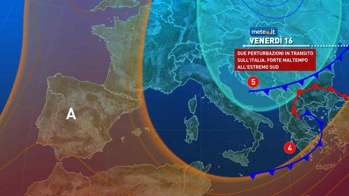 Meteo: tempesta Ines su estremo Sud e Isole nelle prossime ore. Quanto durerà il maltempo?