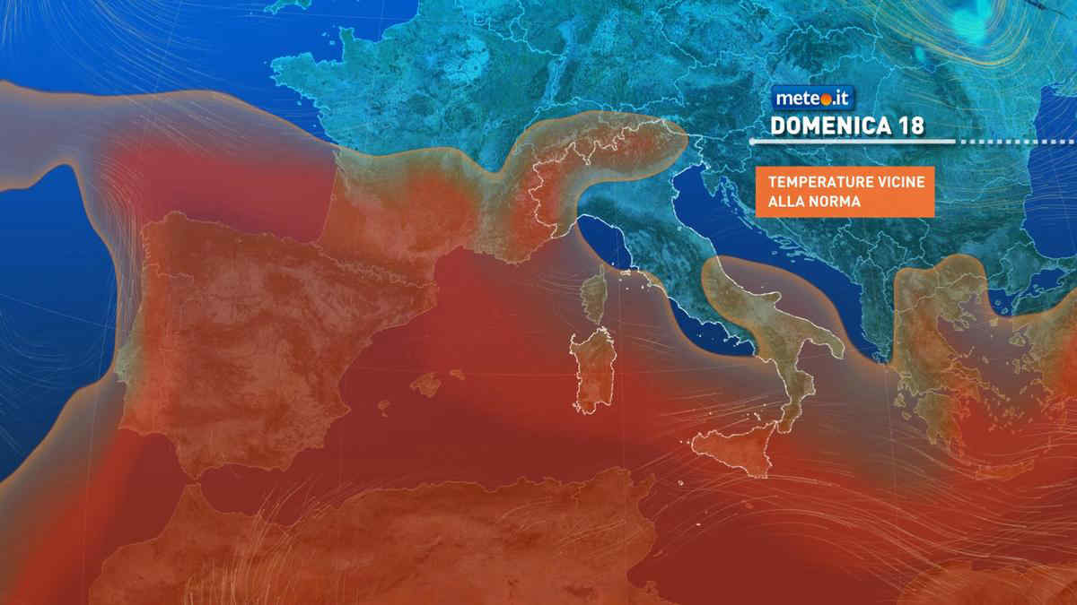 Meteo, breve tregua domenica 18 poi tornano le piogge