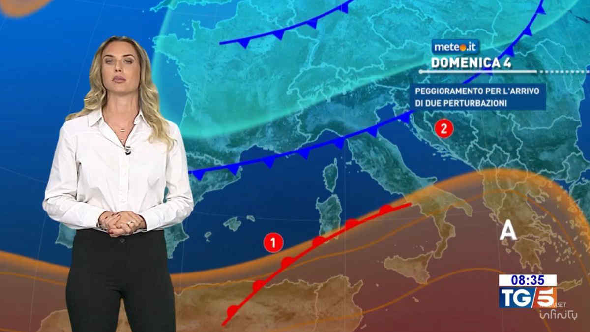 Meteo, maltempo e calo delle temperature in arrivo: le previsioni