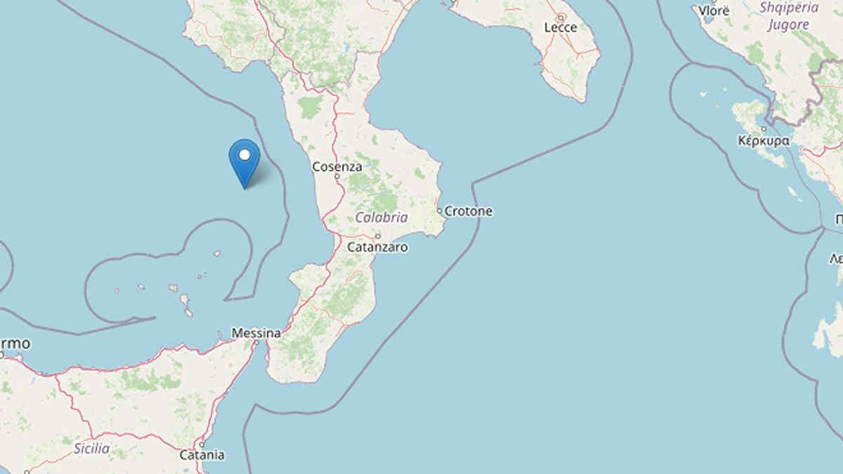 Terremoto al largo della Calabria nella notte: i dati