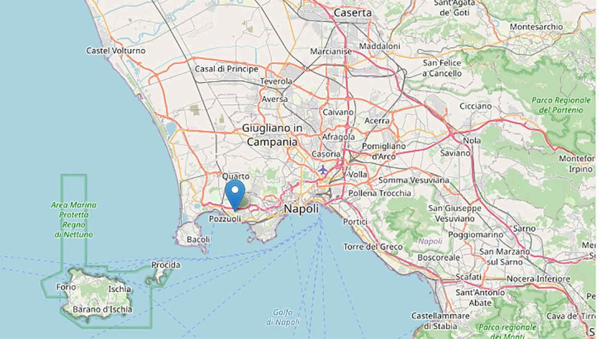 Terremoto a Pozzuoli, nuovo sciame sismico nei Campi Flegrei