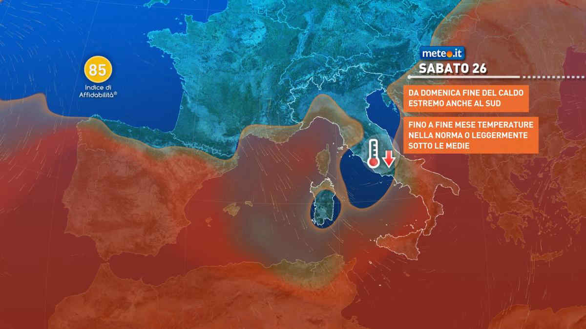 Meteo 26 luglio: ancora temporali al Nord, ma anche altrove. Caldo estremo agli sgoccioli