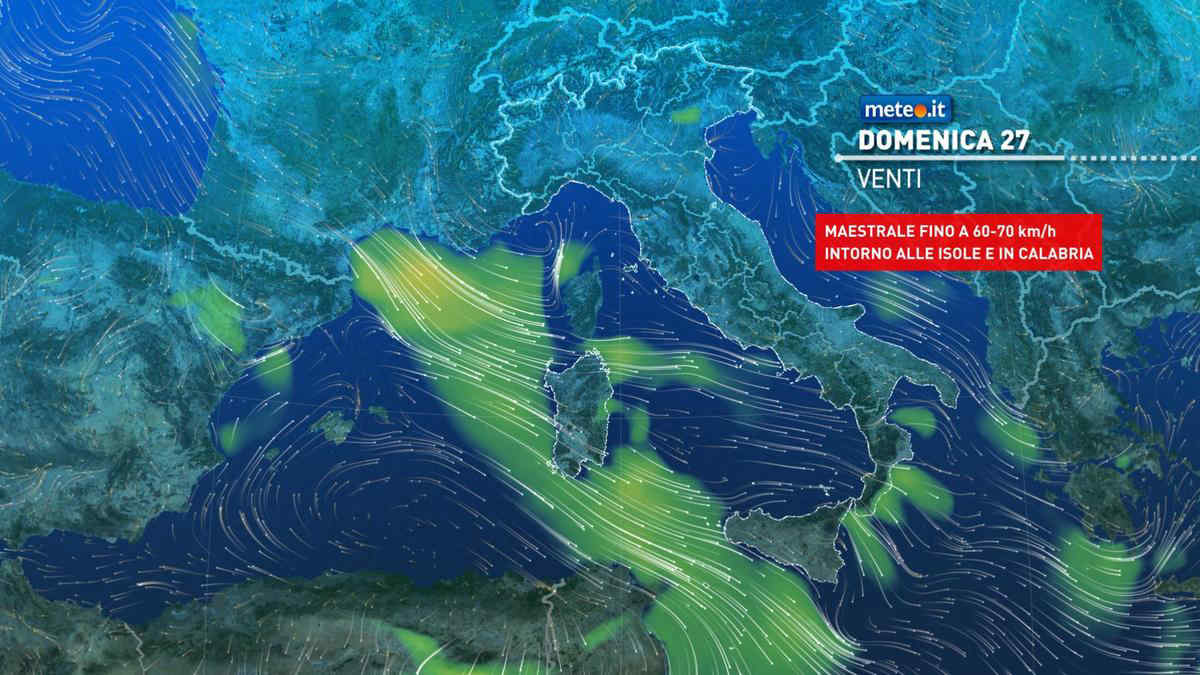 Meteo: domenica 27 fine del caldo estremo anche al Sud! In arrivo nuovo maltempo
