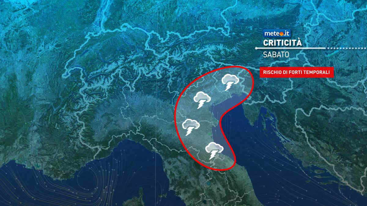 Meteo weekend, arriva la prima perturbazione di agosto: piogge e temporali anche intensi tra sabato 2 e domenica 3