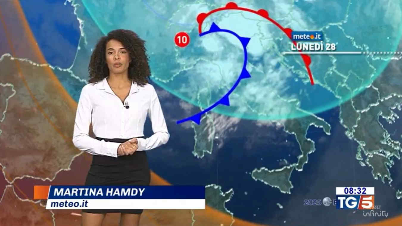 Forte maltempo e temperature in picchiata: le previsioni meteo per lunedì 28 luglio